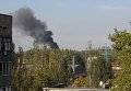 Взрывы со стороны донецкого аэропорта Донецк. Видео