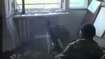 Боевые действия в аэропорту Донецка. Видео