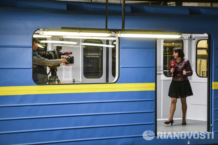 Запуск модернизированных вагонов Киевского метрополитена