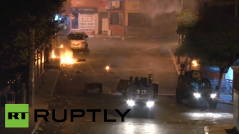 Стамбул - столкновение полиции и курдов, видео