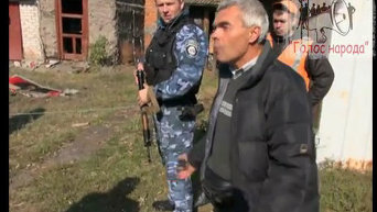 Губернатор Луганской области проводит работу с местным населением в Попасной