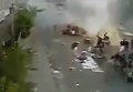 Камеры внешнего наблюдения зафиксировали момент взрыва в столице Йемена. Видео