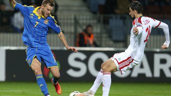 Сборная Украины одержала первую победу в отборочном этапе чемпината Европы 2016