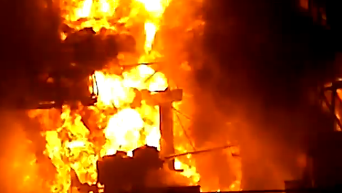 Пожар на луганской ТЭС