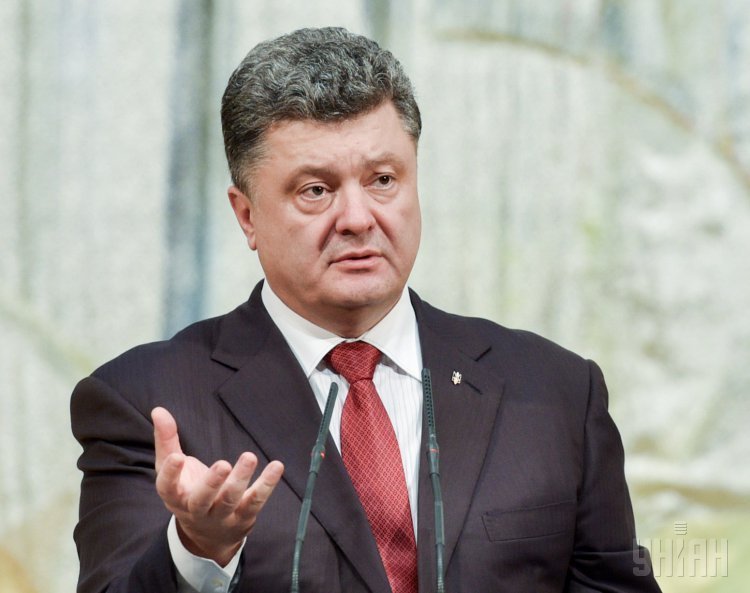 Президент Украины Петр Порошенко во время посещения государственного предприятия Завод имени В.А.Малышева