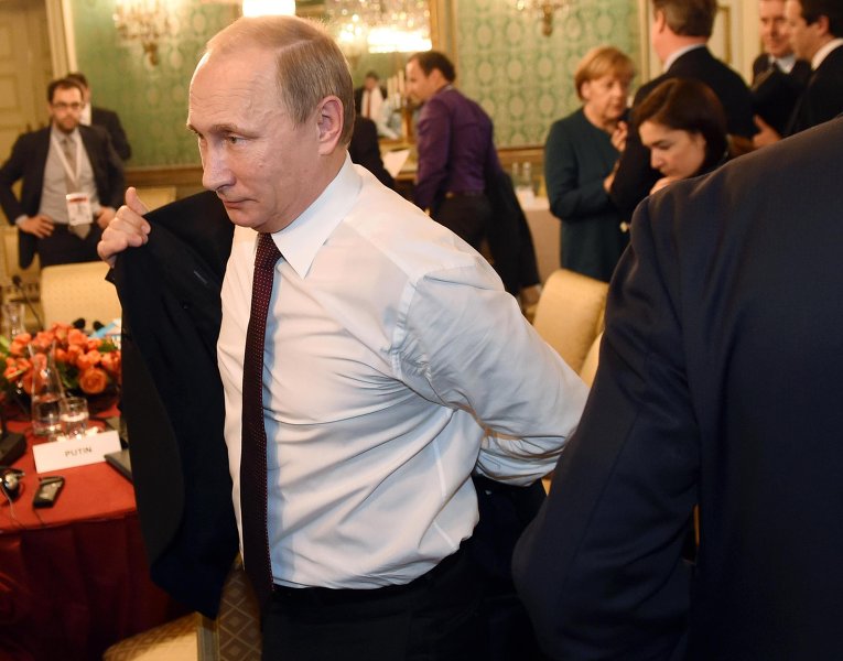 Владимир Путин на саммите Милане, 17 октября 2014 года