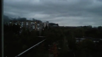 В Донецке снаряд попал в кабельный завод. Видео