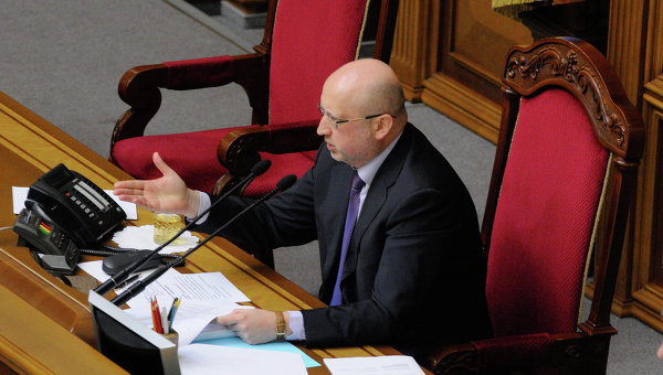 Александр Турчинов на заседании Верховной Рады, 20 октября 2014