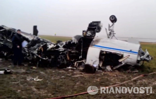 Легкомоторный самолет Falcon разбился во Внуково.