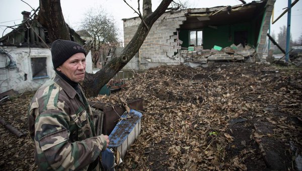 Ситуация на окраине Донецка. Архивное фото