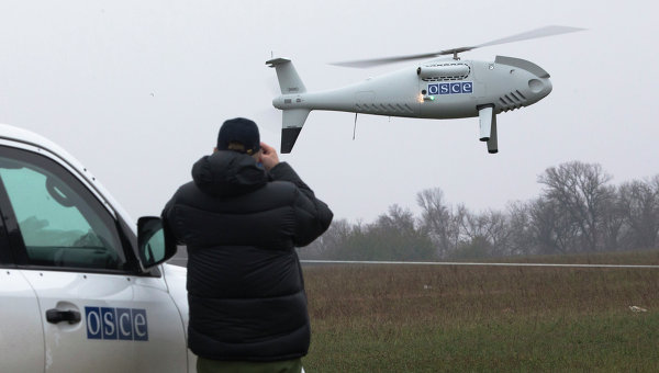ОБСЕ наблюдает за территориями в зоне АТО с помощью специальных беспилотников
