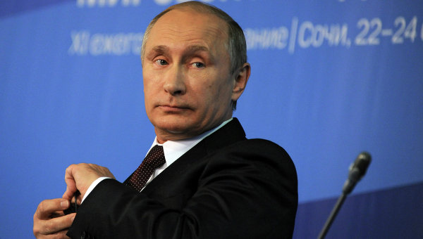 Владимир Путин на Международном дискуссионном клубе Валдай