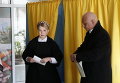 Юлия Тимошенко с супругом на голосовании