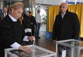 Выборы в Раду: как голосовали первые лица страны
