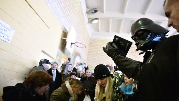 Дарт Вейдер на выборах в Верховную Раду, 26 октября 2014