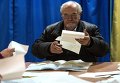 Подсчет голосов на выборах в Украине