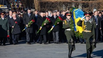 Почтение памяти погибших воинов в связи с 70-летием изгнания фашизма из Украины