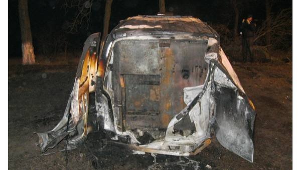 Нападение на инкассаторский автомобиль в Днепропетровской области