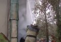 Пожар на кондитерской фабрике в Херсоне. Видео
