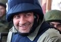 Михаил Пореченков посетил ополченцев в аэропорту Донецка. Стоп-кадр с видео