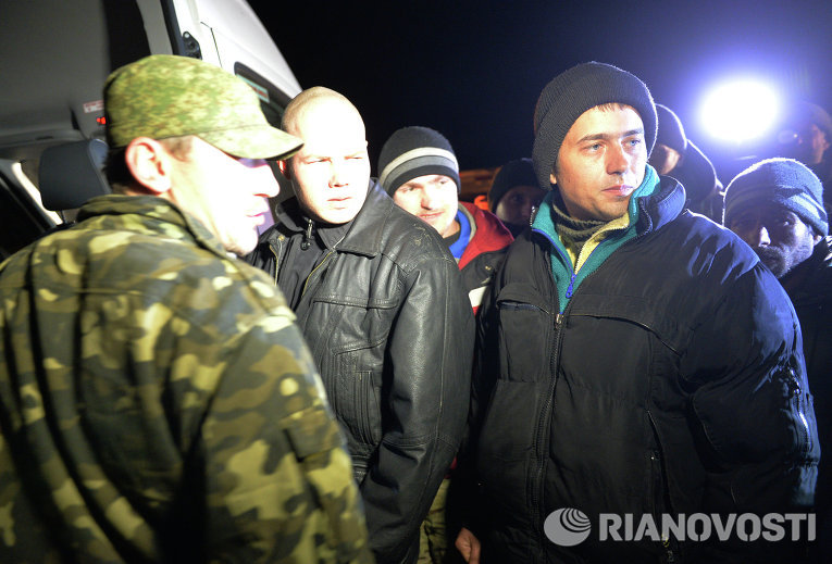 В пригороде Донецка состоялся обмен пленными