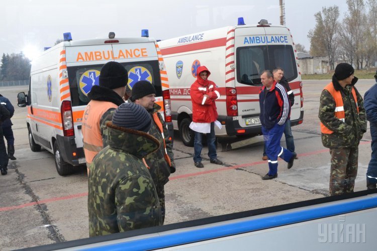 Эвакуация раненых из зоны АТО