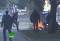 В Софии женщина подожгла себя у здания президентской резиденции. Видео