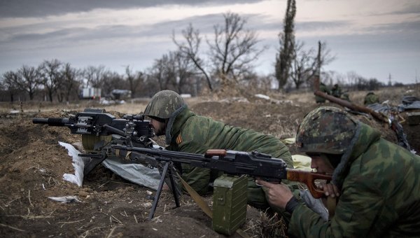 Ополченцы в Луганской области