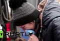 В Донецке похоронили убитых снарядом школьников