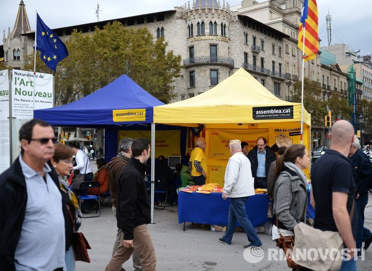 Подготовка к опросу о независимости Каталонии