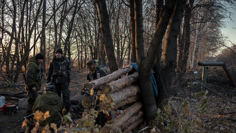 Ополченцы в Луганской области