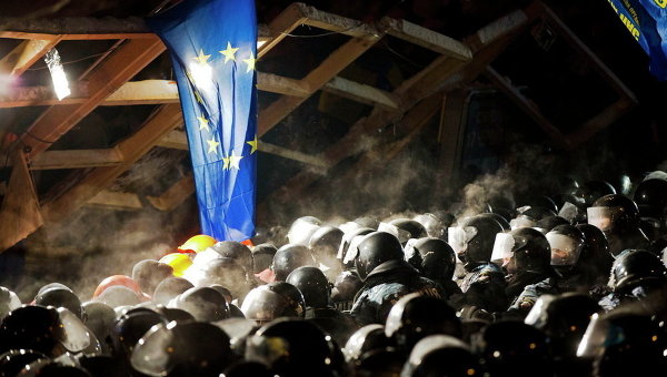 Спецназ на Евромайдане. Архивное фото