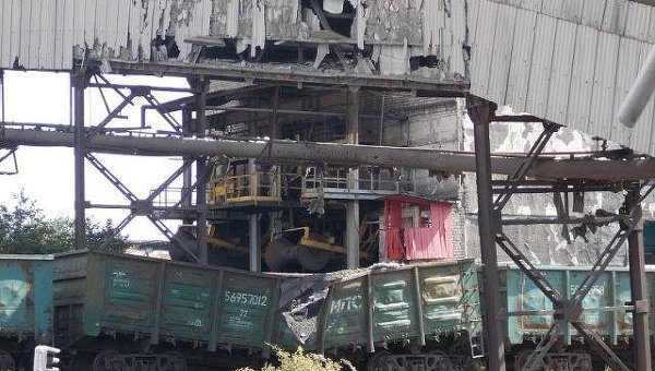 Разрушения на шахте Комсомолец
