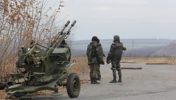 Днепропетровский мехбатальон укрепляет позиции в Лисичанском направлении