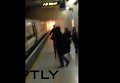 Пожар в лондонском метро. Видео