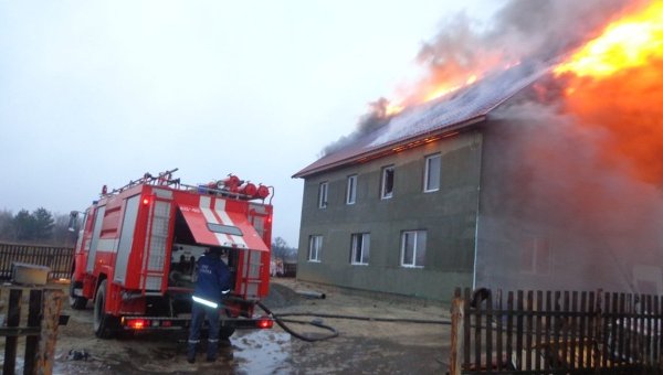 Пожар в селе Пилиповичи