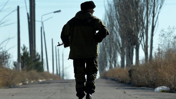 Ополченец в Донецкой области. Архивное фото