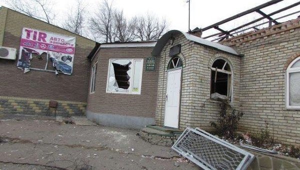 Обстрел волонтерского центра в Дебальцево