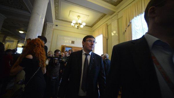 Юрий Луценко в Верховной Раде, 27 ноября 2014