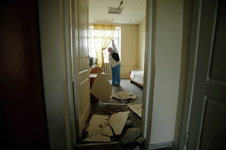 При обстреле Донецка была повреждена городская больница №23