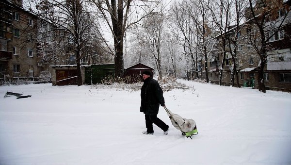 Зима в Украине. Архивное фото