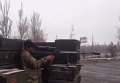 Ополченцы пристреливают крупнокалиберную винтовку АСВК. Видео