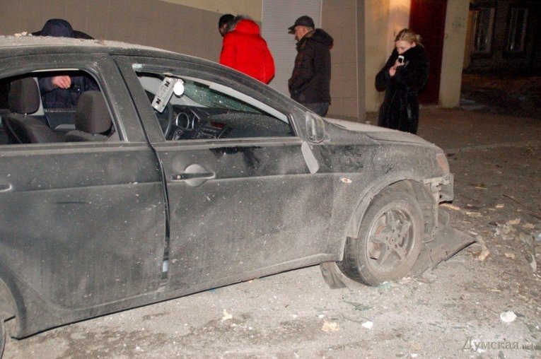 Взрыв в Одесском магазине