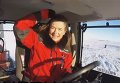 Голландка штурмует Южный полюс на тракторе. Видео