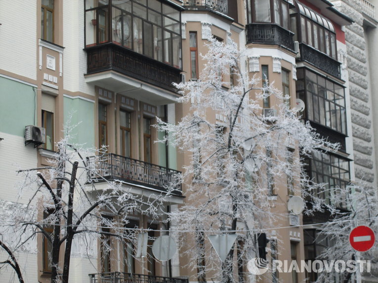 Зима в Киеве