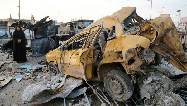 Взрыв заминированного авто в Багдаде