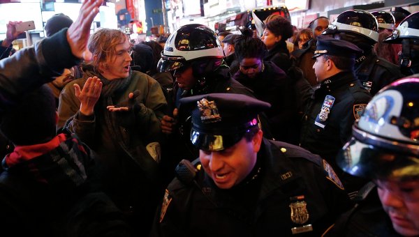 Протесты в Нью-Йорке (США)