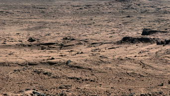 Снимок, сделанный марсоходом Curiosity. Архив