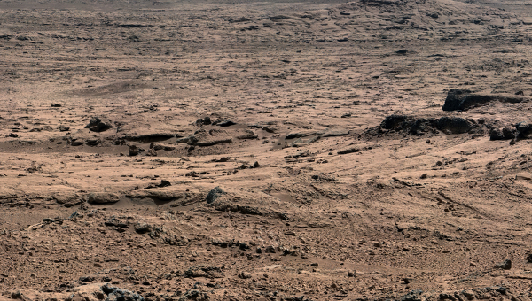 Снимок, сделанный марсоходом Curiosity. Архив