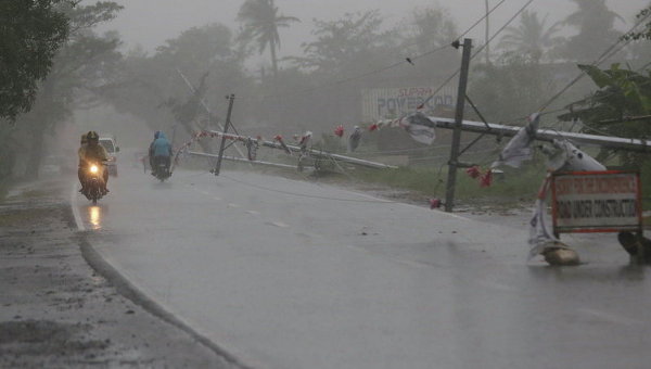 Ураган на Филиппинах. Архивное фото